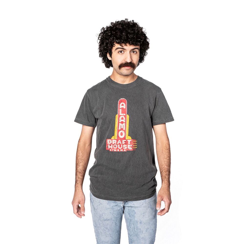 Alamo Drafthouse Colorado Street Sign Gray T-Shirt Size M NWT Never Worn
